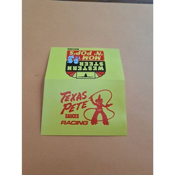 1990 NASCAR BUSCH GRAND NATIONAL TEXAS PETE RACING POCKET SCHEDULE BEN HESS #9 - Picture 5 of 5